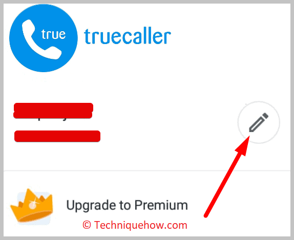 To change the TrueCaller