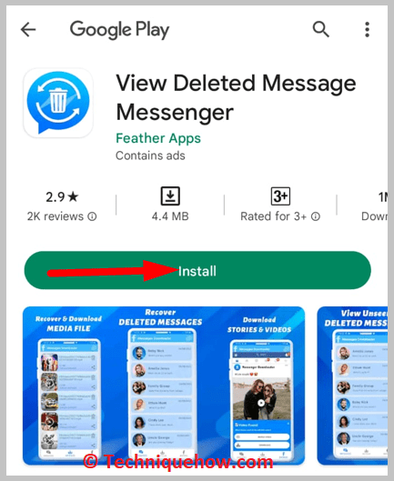 View Deleted Message Messenger