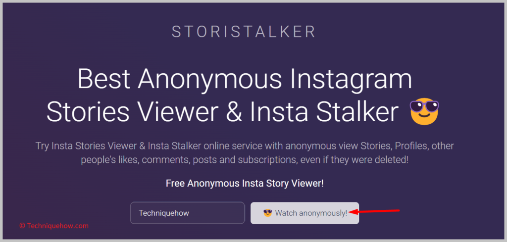 Watch anonymously