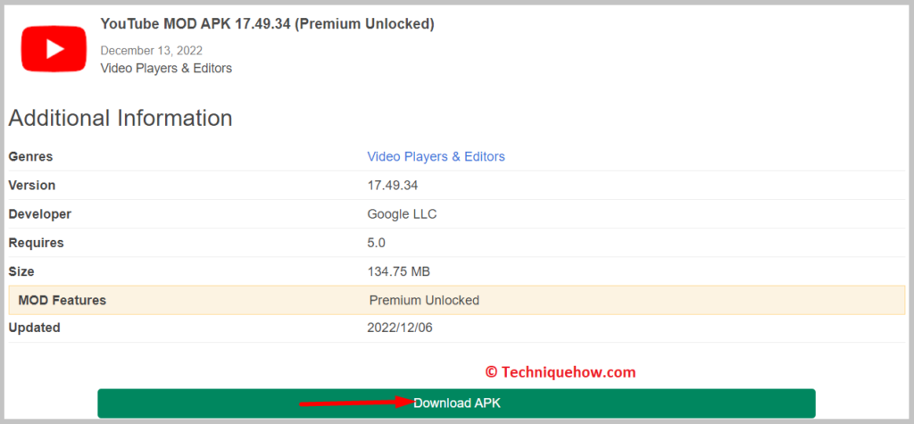 YouTube MOD Apk