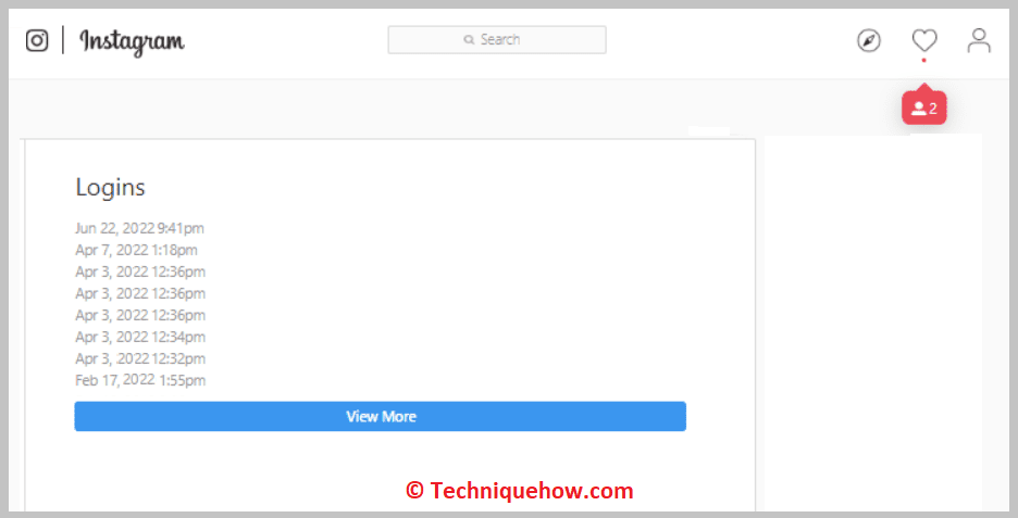 check the recent logins