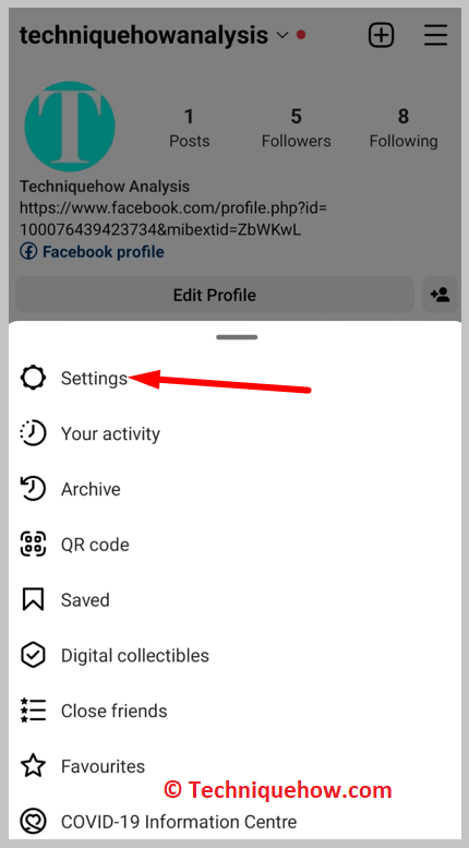 click Settings; now click on Help