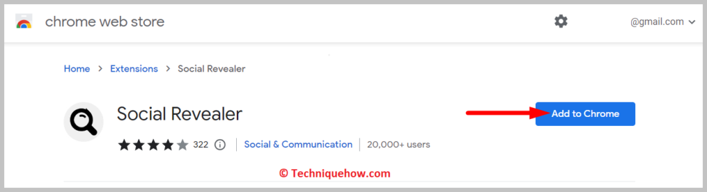 click on Add to Chrome