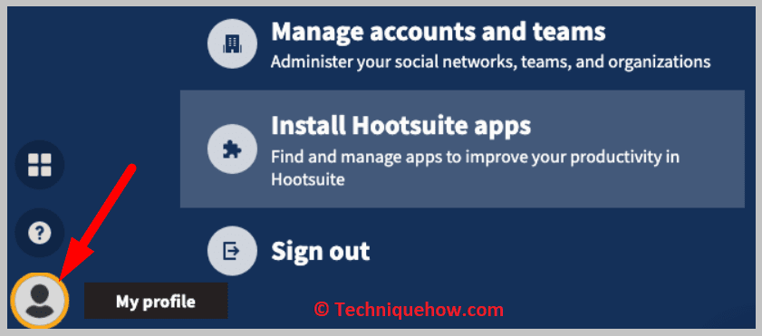 click on My Profile