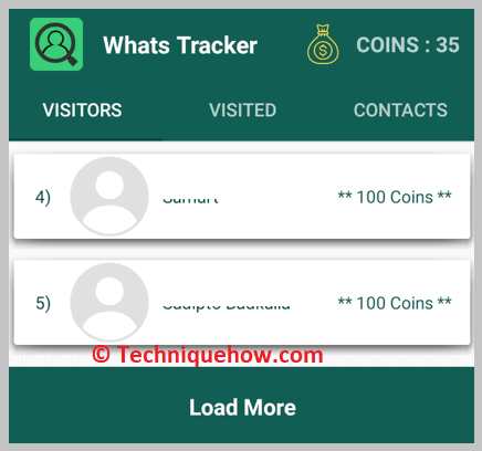 click on Profile Visitors