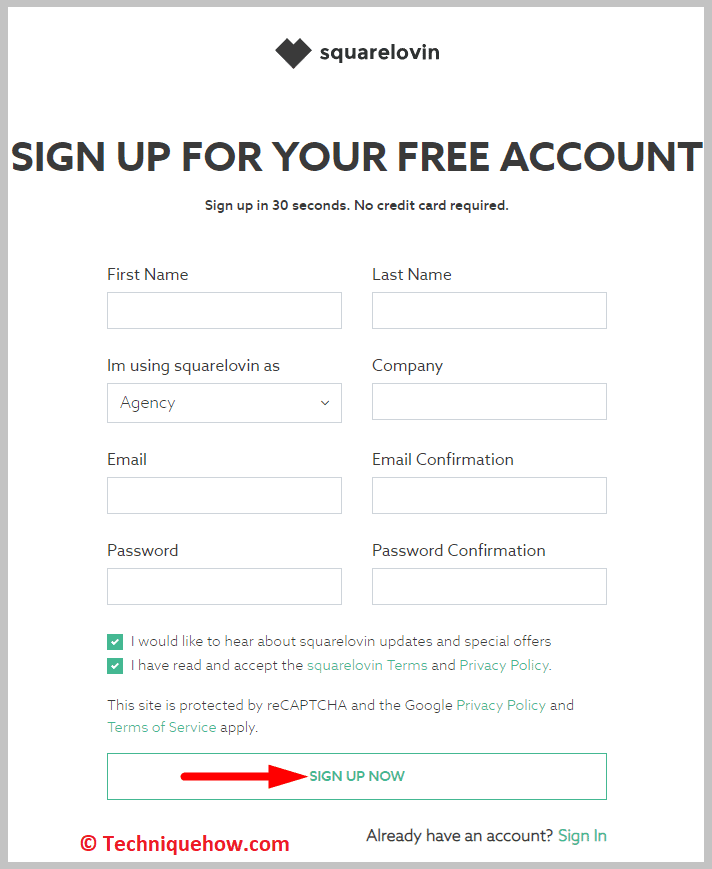 click on it and sign up for