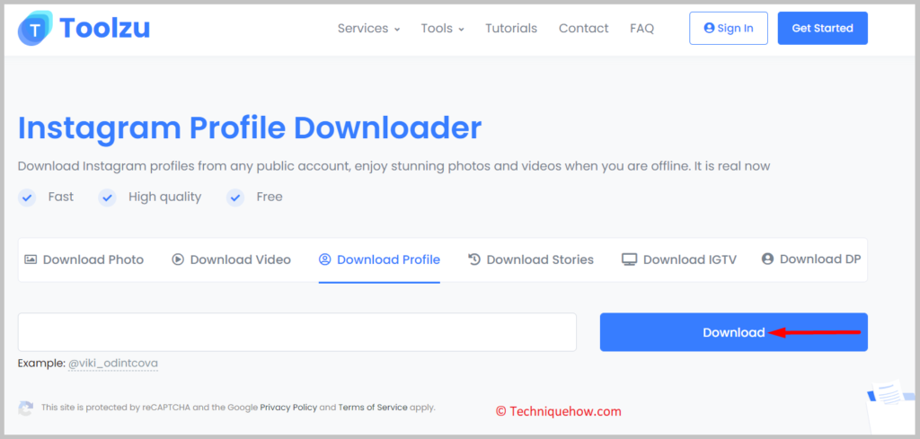 click on the Download option