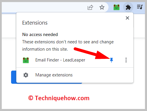 click on the LeadLeaper icon