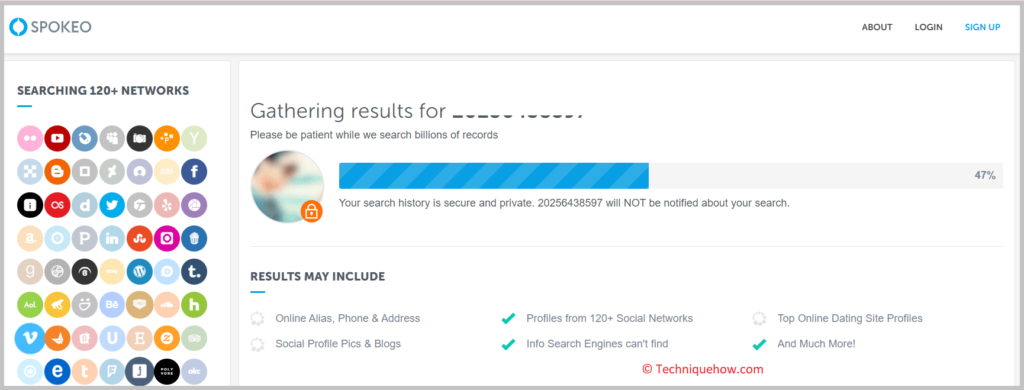 click on the Social Networks