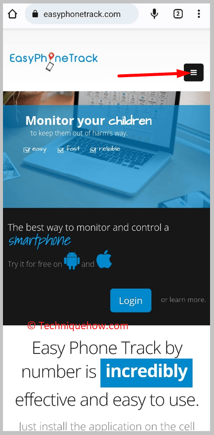 click on the Three parallel line icons