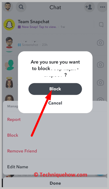 confirm block