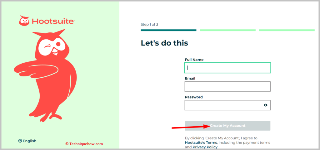 create a free account