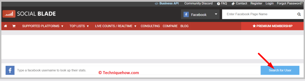 from your profile page