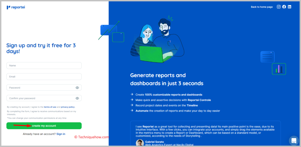 have to create an account