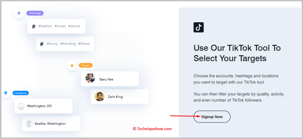 on the Signup Now button