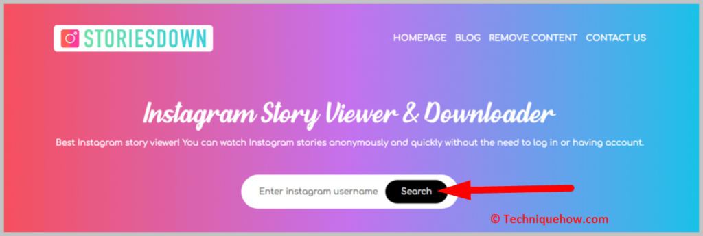 on the black Search button