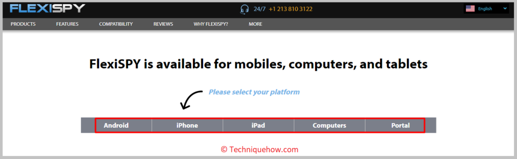 on the targeted device