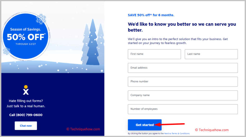 sign up for an account