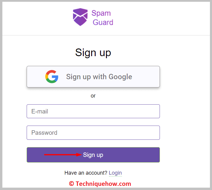 sign up for your