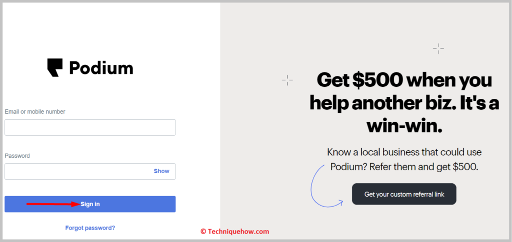 subscription and log in