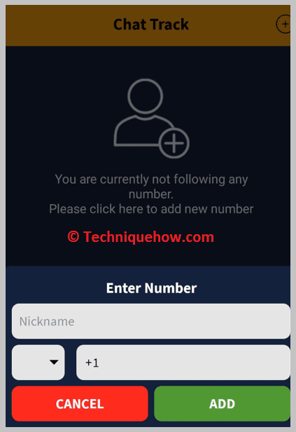 targeted person's Nickname
