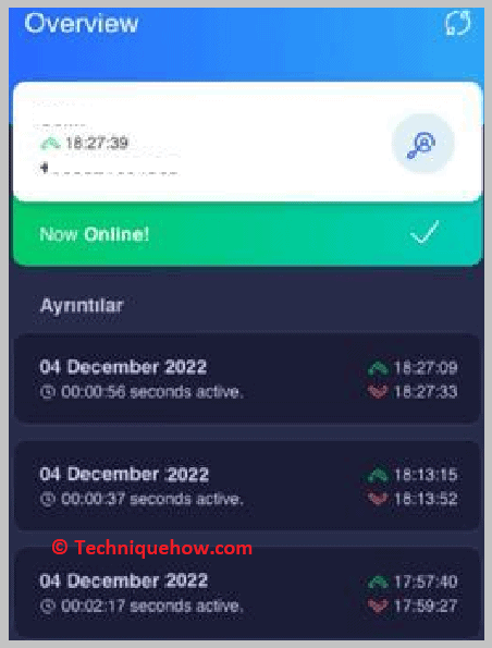 the Overview page