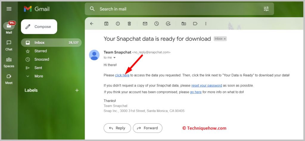 then click on the download link