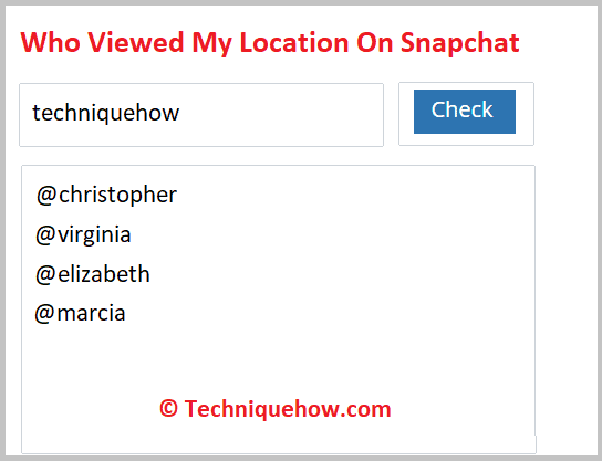 who viewed your Snapchat location