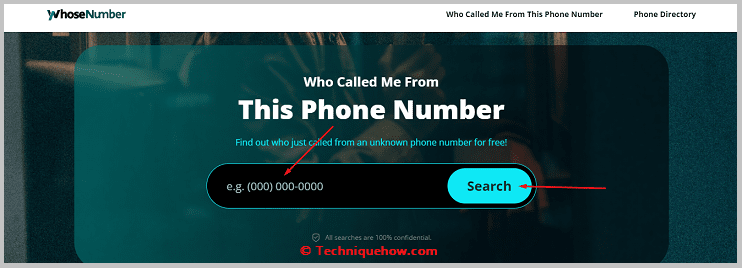 whosenumber