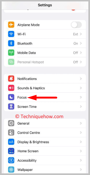 you need to click on Focus