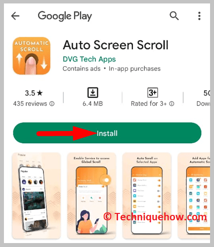 Auto Screen Scroll