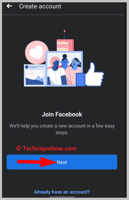 Click on Next