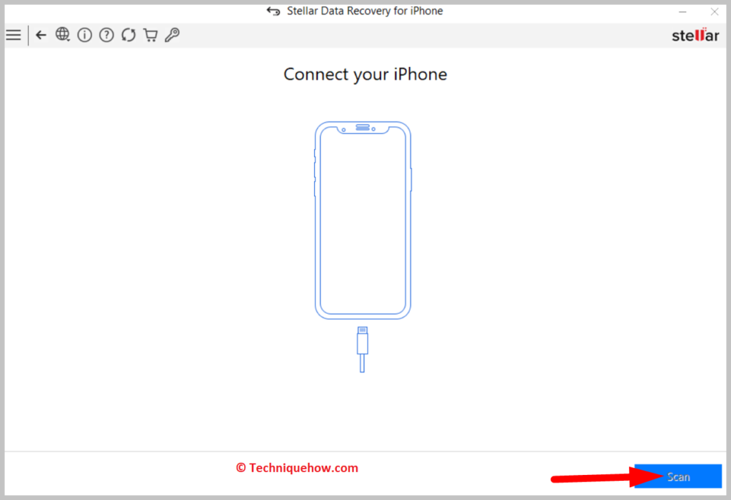 Click on Scan