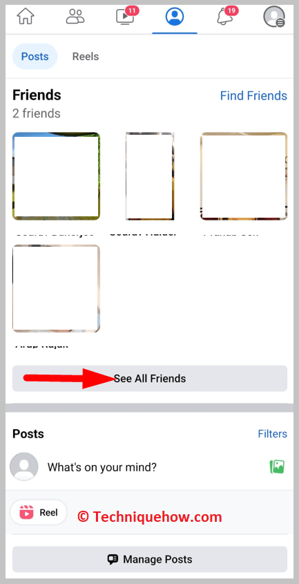 Click on See all friends on app