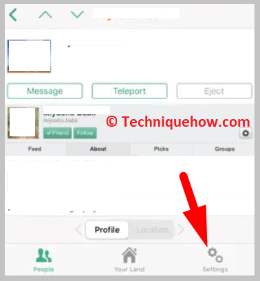 Click on Settings from