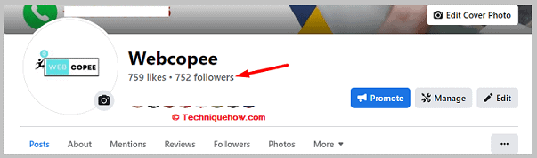 Click on follower