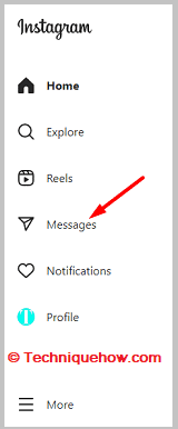 Click on masseege icon
