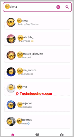 Click on search icon