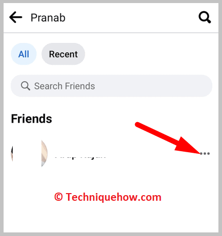 Click on the three dots icon