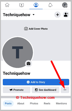 Click on three dot icon