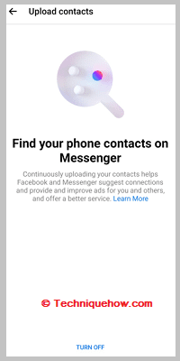 Contacts on Phone or Chats