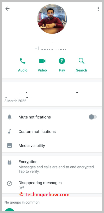 From Other Friend's Mobile