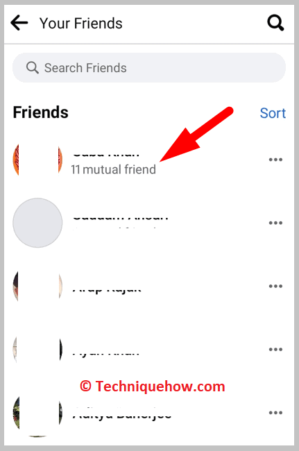 Most Mutual Friends