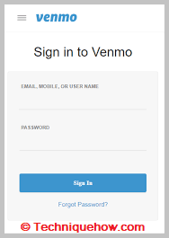 Open the Venmo app and log in to your account