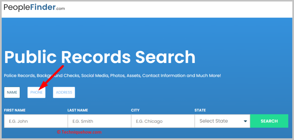 PeopleFinders tool