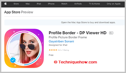 Profile Border - DP Viewer HD
