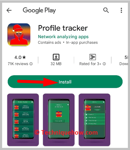 Profile tracker 