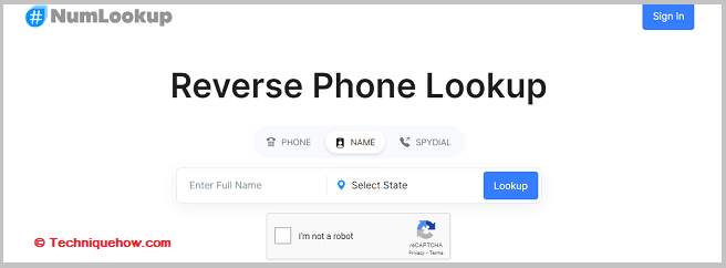 Reverse Lookup His Name