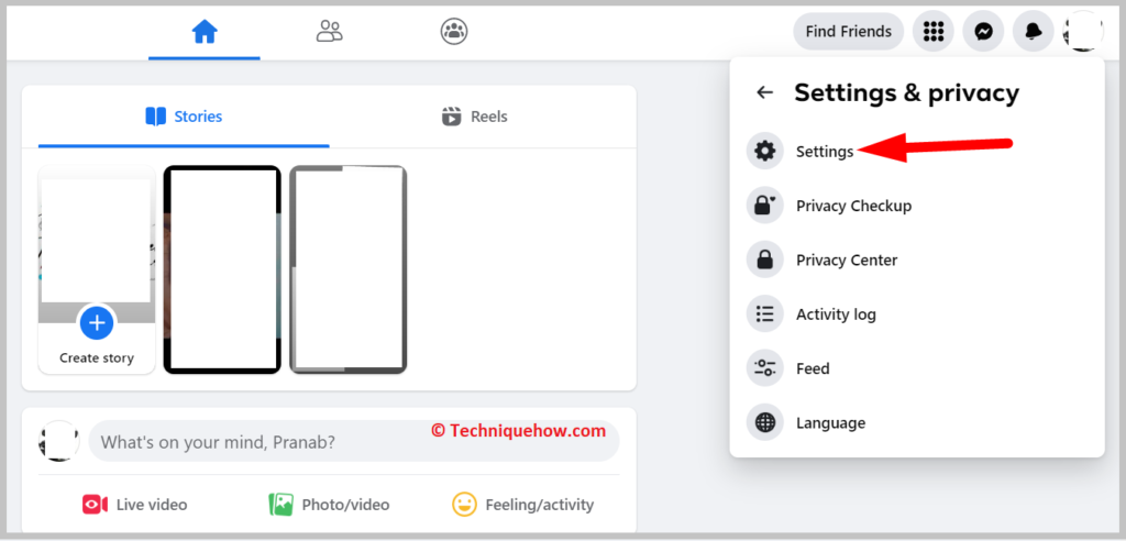 Then click on Settings
