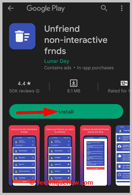 Unfriend non-interactive frnds